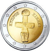 Chypre 2 Euro 2009 bfr. Idole de Pomos