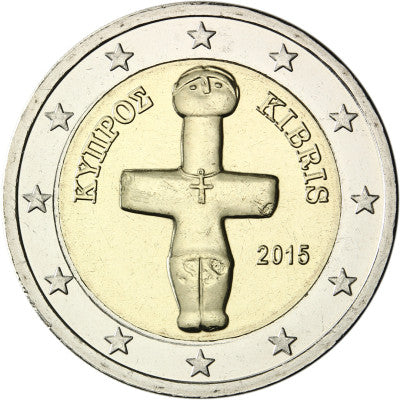 Chypre 2 Euro 2015 Idole de Pomos