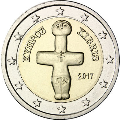 Chypre 2 Euro 2017 bfr. Idole de Pomos